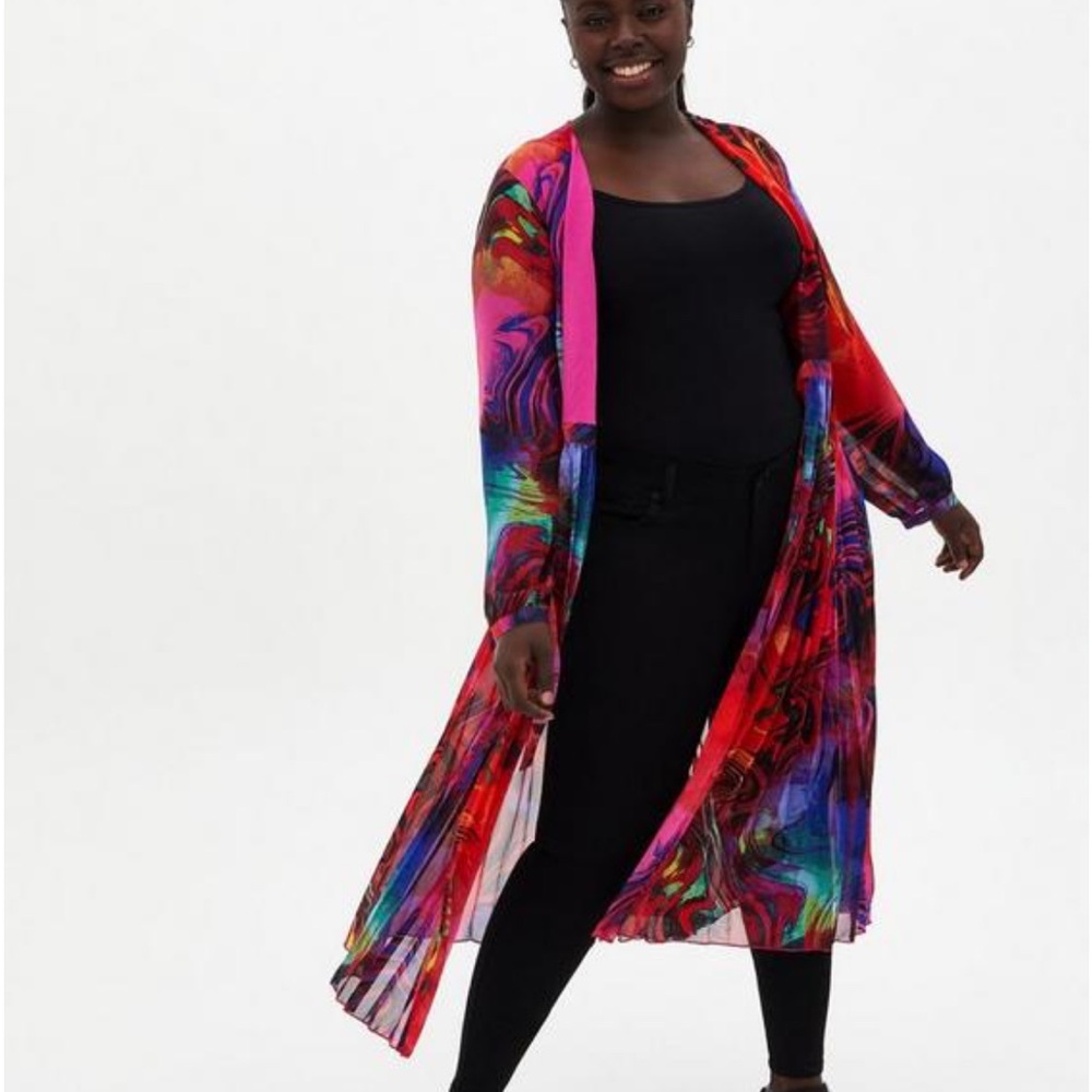 Torrid Multicolor Long Cardigan